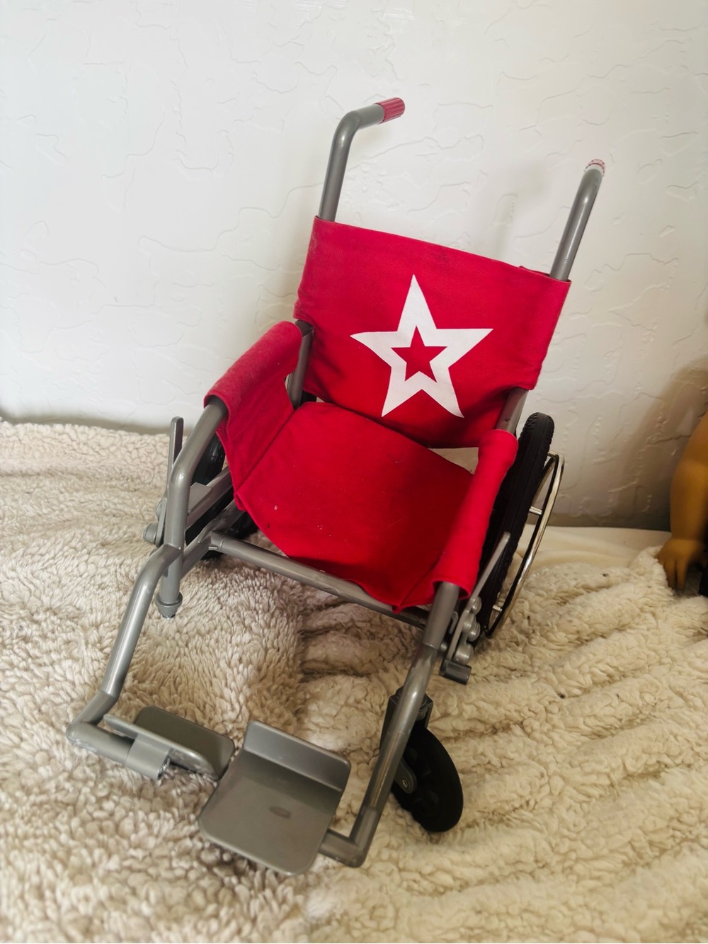 American Girl Red Star Doll Wheelchair